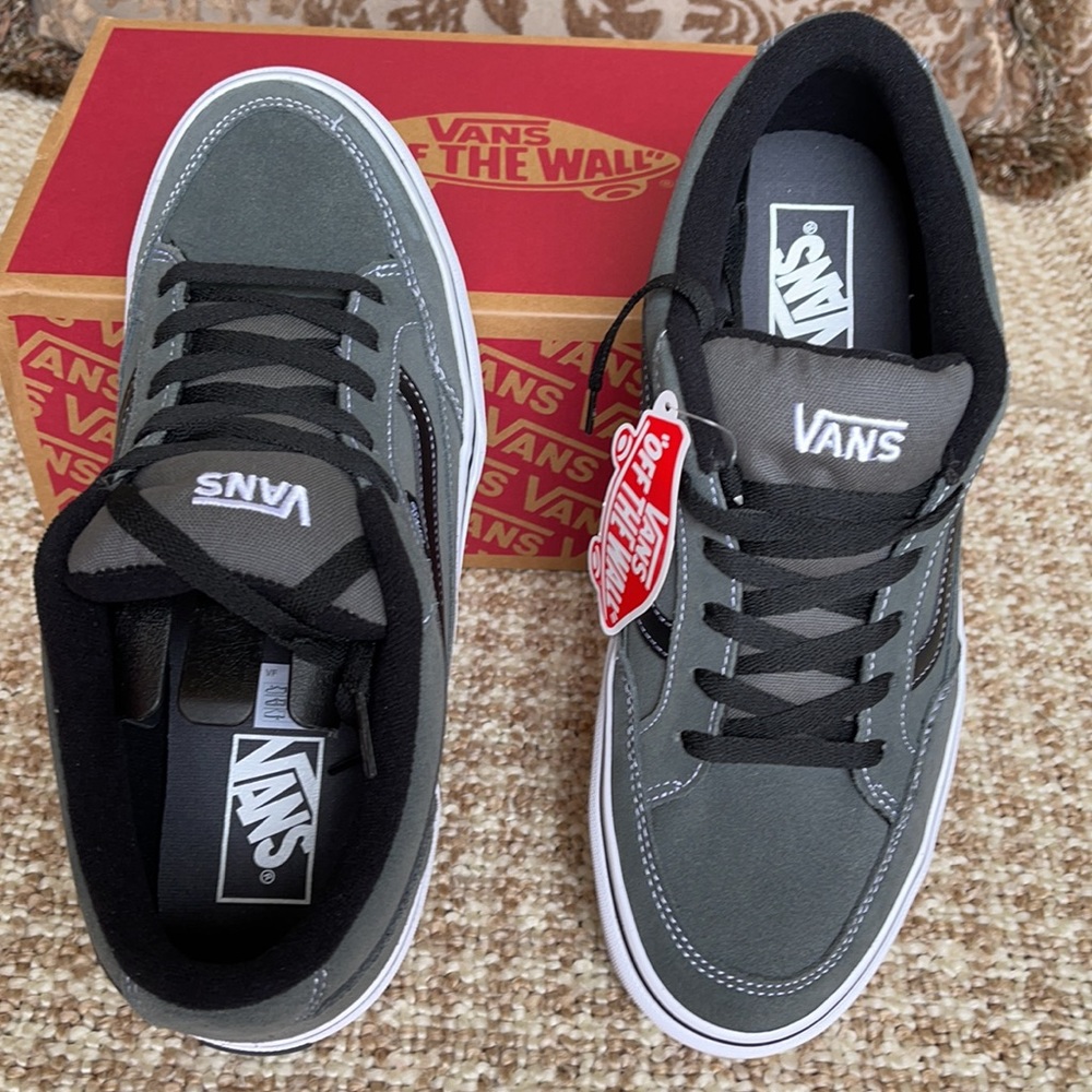 Vans Men’s Bearcat Charcoal/White/Black Men’s - Picture 12 of 16